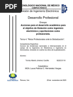 Ensayo - Objetivo de Titulacion de IE