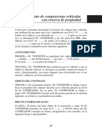 1 Modelo Contrato de Compraventa Vehicular Con Reserva de Propiedad