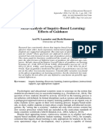 Meta-Analysis of Inquiry-Based Learning: Effects of Guidance