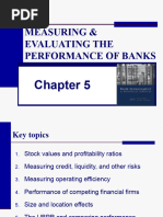 CHAP 5 Measuring and Evaluating The Performance of Banks