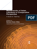 Barbara Stoler Miller - Masterworks of Asian Literature in Comparative Perspective - A Guide For Teaching-Routledge (1993)