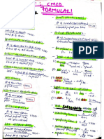 Cmed All Formulae