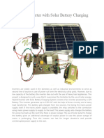 Hybrid Inverter With Solar Battery Charging