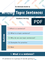 AW-Topic Sentences-Lecture Notes