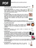 Produits Et Outils Indispensables Pour Un Make-Up