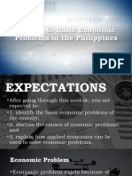 Module 6 Basic Economic Problems in The Philippines