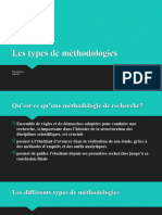 Méthodes de Recherche