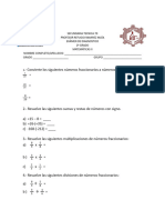 Examen Diagnostico 2021 (Segundo Grado)