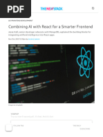 Combining AI With React For A Smarter Frontend - The New Stack