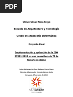 Implementación y Aplicación de La ISO 27001 en Una Consultora de TI de Tamaño Mediano