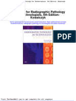 Test Bank For Radiographic Pathology For Technologists 5th Edition Kowalczyk