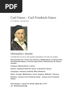 Carl Gauss