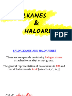 Haloalkanes MAD