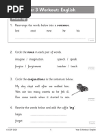 CGP Year 3 English Workout