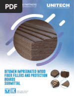 Bitumen Impregnated Filler Board Submittal