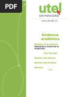 Planeación y Control de La Producción - E.A - 1 - P