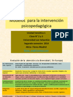 1 Modelos para La Intervención Psicopedagógica