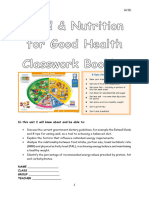 Food and Nutrition For Good Health Classwork Booklet 2023-2024-3