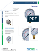 Ficha Técnica - Manometro