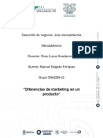 Diferencias de Marketing en Un Producto