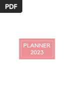 Planner 2023