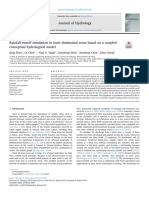 Rainfall-Runoff Simulation in Karst Dominated Areas Based On A Coupled