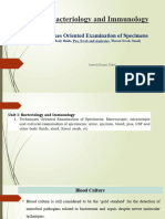 Unit 1 - 1.2 Techniques Oriented Examination of Specimens-Blood, CSF, Body Fluids, Pus and Aspirates, Throat Swab, Stool