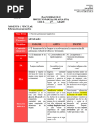 1ER GRADO LENGUAJES. - FORMATO PLANEACIàN Propuesta