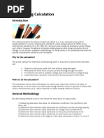 Cable Sizing Calculation