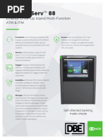 NCR SelfServ 88 Datasheet