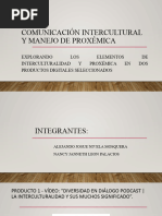 Comunicación Intercultural y Manejo de Proxémica