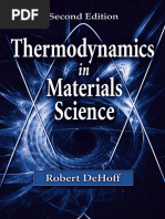 Robert DeHoff Thermodynamics in Material