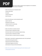 Radioactive Waste Management Multiple Choice Questions RWM MCQs