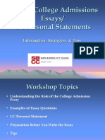 Writing College Admissions Essays (PDF Library)