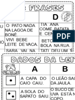 Jogo Da Leitura Com Frases Danieducar