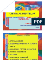 CH Alimentelor Curs 1