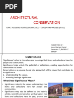 Lecture 8 - ASSESSING HERITAGE SIGNIFICANCE - CONCEPT AND PROCESS (Part-1) by Ansu