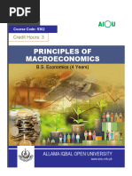 Principles of Macroeconomics: Allama Iqbal Open University