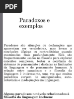 Paradoxos e Exemplos