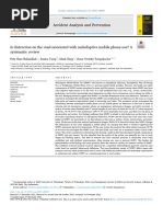 Is Distraction On The Road Associated With Maladaptive Mobile Phone Use? A Systematic Review