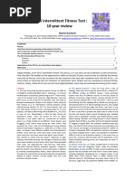 (2010) The 30-15 Intermittent Fitness Test - 10 Year Review