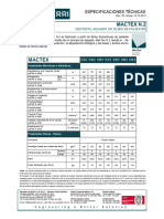 Tds MX Ficha Técnica Mactex n2 No Tejidos 2012