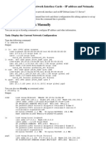 Debian Linux Configure Network Interface Cards