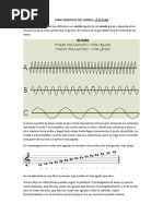 Características Del Sonido. Altura