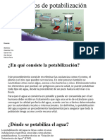 Procesos de Potabilización