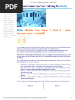 ELT Concourse Delta Module One Paper 1 Task 3 Practice 2