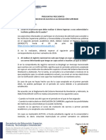 Preguntas Frecuentes - Proceso de Acceso - Dau