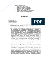 Sentencia: Resolución Nro. 12