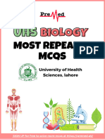 UHS Biology Most Repeated Mcqs