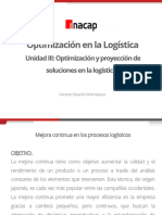 Optimización y Proyección de Soluciones en La Logística.